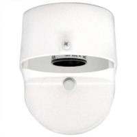 White Exterior Light Fixture