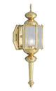 Polished Brass Exterior Coach Lantern