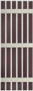 24 3/8" Two Tone Open Weave Board-N-Batten Vinyl Shutters