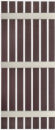 28 5/8" Two Tone Open Weave Board-N-Batten Vinyl Shutters
