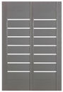 29" Open Shaker Panel Double Wide Vinyl Shutters