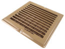 6" x 6" Brown Metal Floor Register