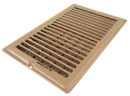 6" x 10" Brown Metal Floor Register