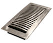 Decor Grates� 4 x 8 Brushed Satin Floor Register