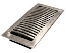 Decor Grates&reg; 4" x 8" Brushed Satin Floor Register