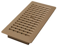 Decor Grates&reg; 4" x 8" Taupe Plastic Floor Register