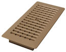 Decor Grates&reg; 4" x 8" Taupe Plastic Floor Register