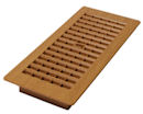 Decor Grates&reg; 4" x 8" Light Oak Plastic Floor Register