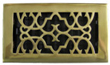 Decor Grates� 4 x 8 Solid Brass Floor Register