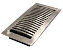 Decor Grates&reg; 4" x 10"  Brushed Satin Floor Register