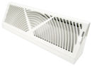 18" White Baseboard Diffuser