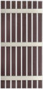 33" Two Tone Open Weave Board-N-Batten Vinyl Shutters