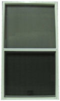 36" x 36" Philips White Aluminum Vertical Sliding Window
