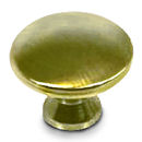 1 1/4" Polished Brass Cabinet Knob