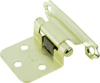 Polished Brass Self Close Flush Mount Cabinet Door Hinges