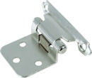 Satin Nickel Self Close Flush Mount Cabinet Door Hinges