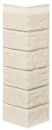 Novik White Blend Simulated Brick Skirting Outside Corner