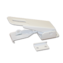 Fastec White Camper Door Latch with Strike
