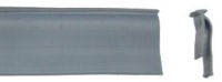 WCM #701C Jalousie Window Vinyl Header