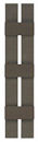 7 5/8" Open Weave Board-N-Batten Vinyl Shutters