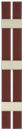 7 5/8" Two Tone Open Weave Board-N-Batten Vinyl Shutters