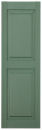 12" x 43" Raised Panel Vinyl Shutters