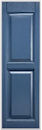 14 3/8" x 59" Economy Raised Panel Vinyl Shutters