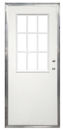 32" x 76" Kinro Out-Swing Exterior Door With 9 Lite Window