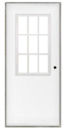 32" x 80" Out-Swing Exterior Door With 9 Lite Window