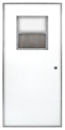 32" x 80" Out-Swing Exterior Door With Vertical Sliding Window