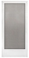 34" x 76" White Out-Swing Full View Storm Door