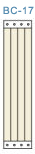 BC-17, Shutter With Two Battens, One At The Top Edge And One At The Bottom Edge.