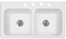 CorStone� Cumberland 33" x 19" x 8 1/2" Acrylic Kitchen Sink