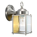 Design House Satin Nickel Exterior Coach Lantern