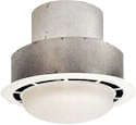 Ventline 50 CFM Bathroom Ceiling Exhaust Fan With Light