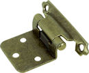 Antique Brass Self Close Flush Mount Cabinet Door Hinges