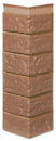 Novik Brown Blend Simulated Brick Skirting Outside Corner