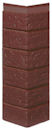 Novik Old Red Blend Simulated Brick Skirting Outside Corner