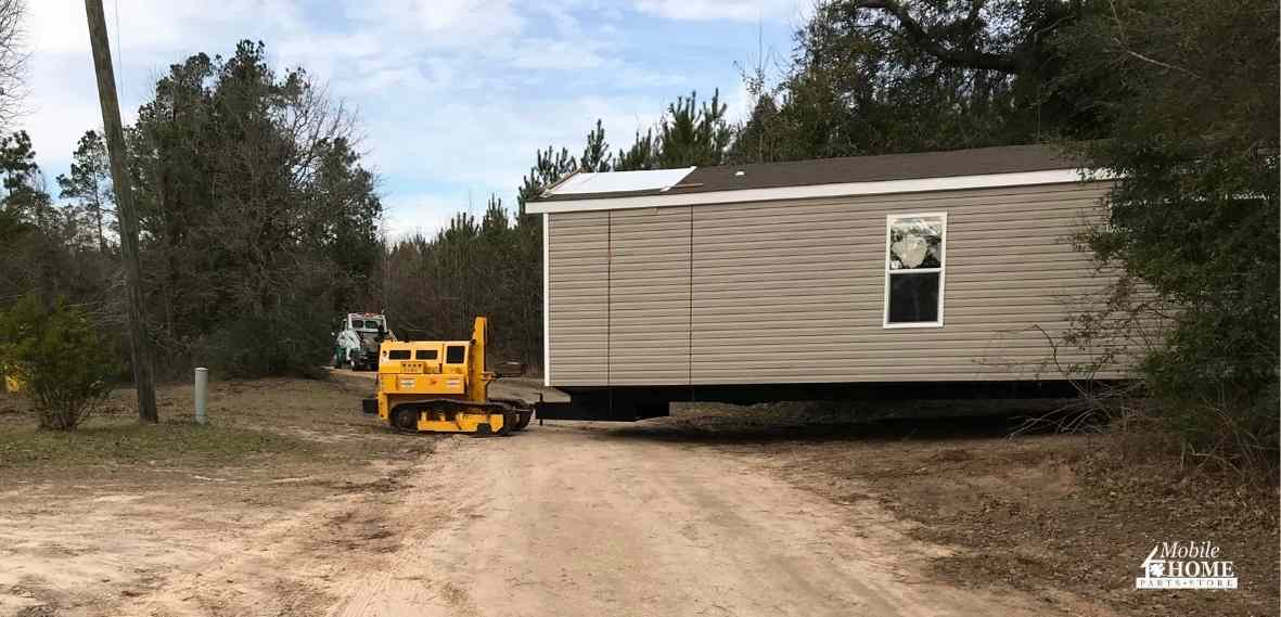 placing a mobile home after a move