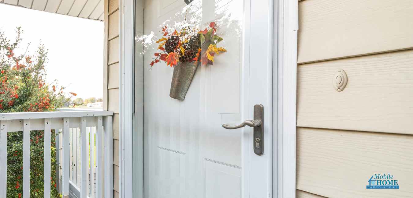 mobile home outswing door