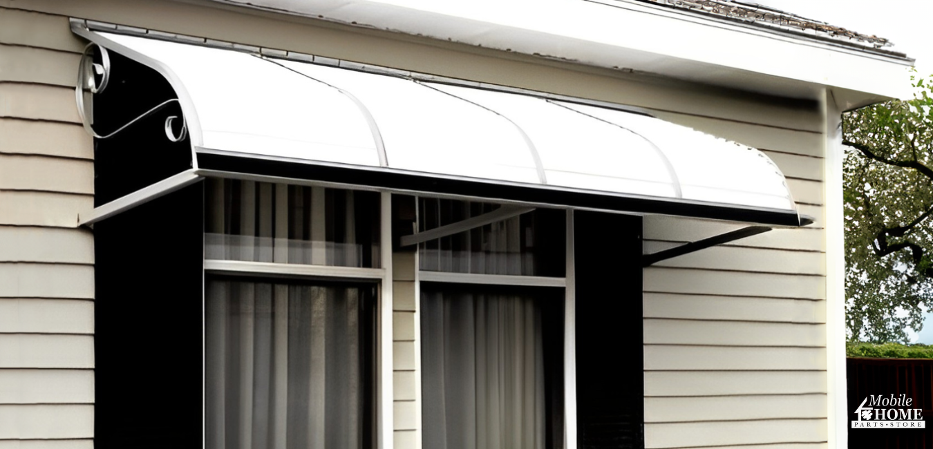 Mobile home window awnings