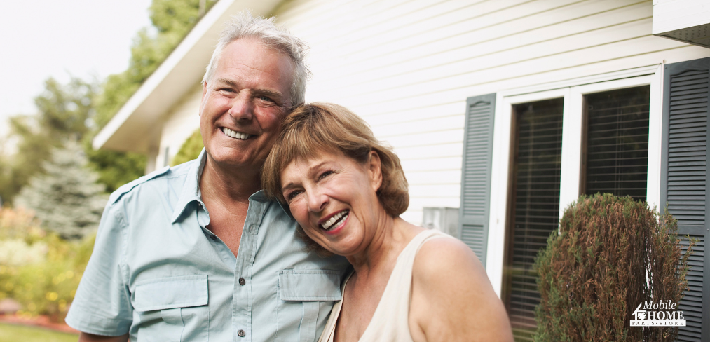 A couple who retired in a mobile home