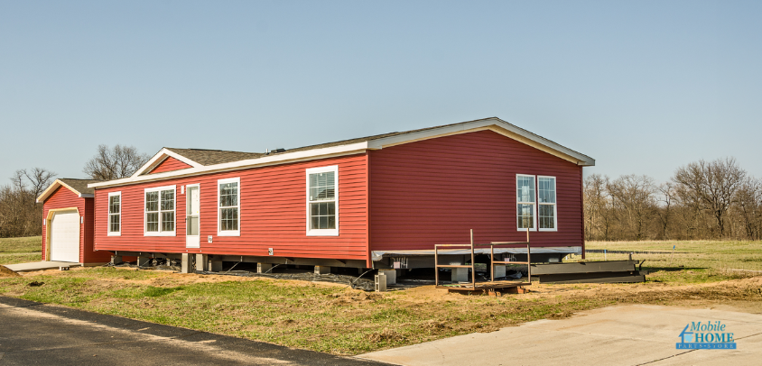 mobile home without skirting