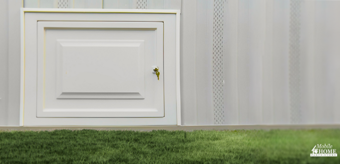 mobile home skirting accessories, access door