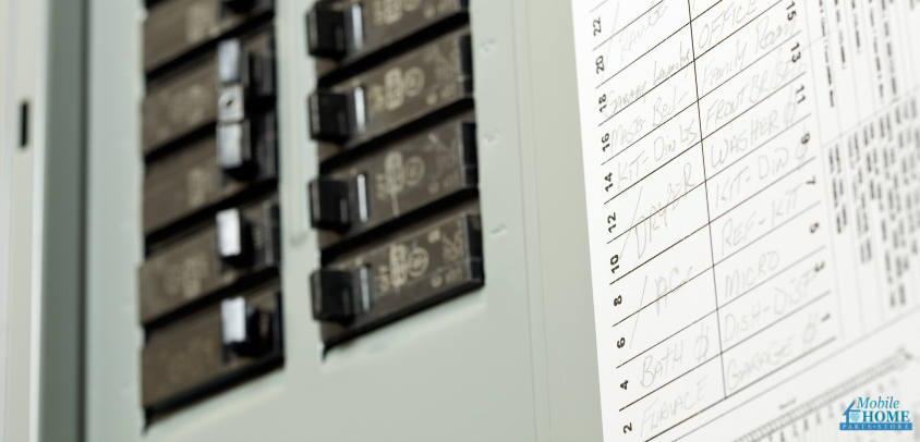 a circuit breaker and its labels