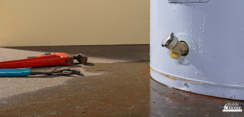 repairing a mobile home water heater