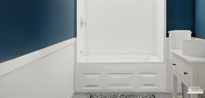 mobile home fiberglass bathtub