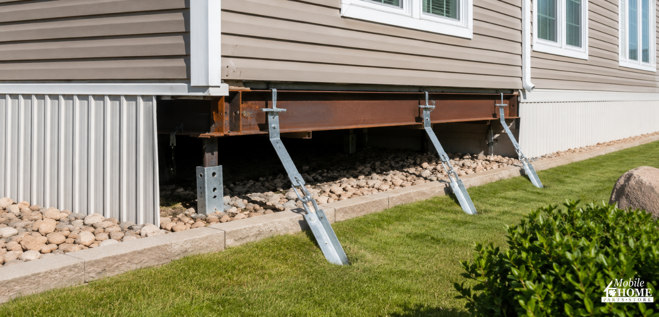 mobile home anchoring systems